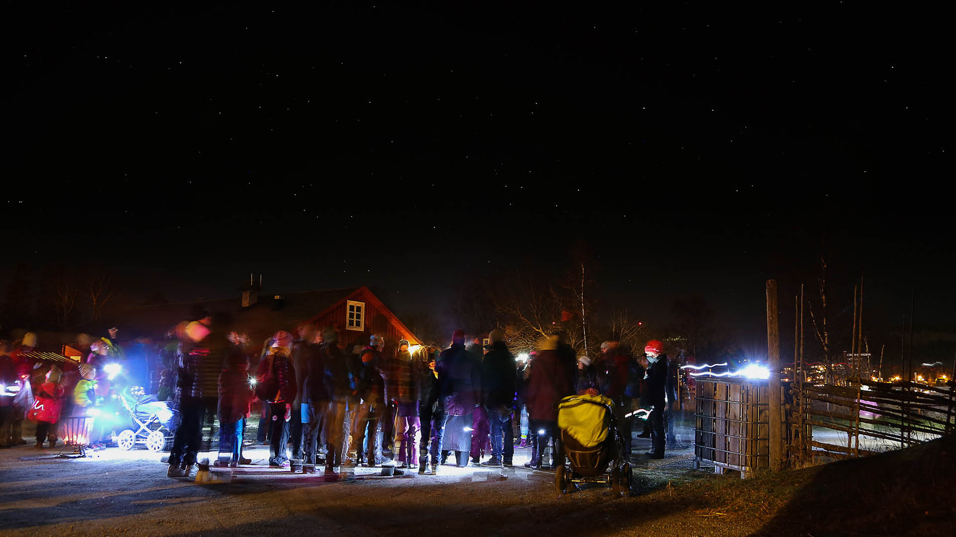 En stor grupp med människor